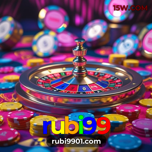 Números do app rubi99 em material de marketing — ilustração, não auditoria